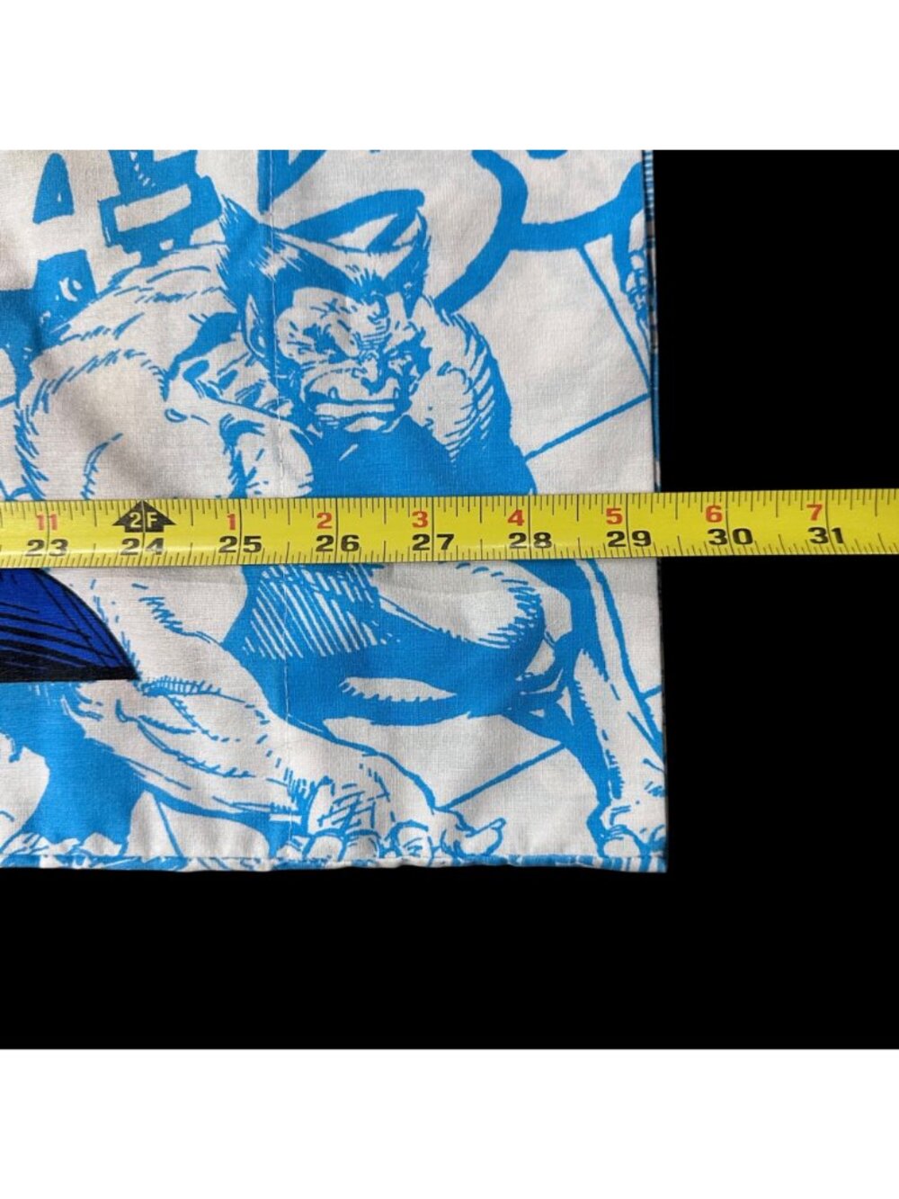 Vintage X MEN Marvel Comics Pillowcase Wolverine Mutant Beast Storm 1994 USA - Picture 9 of 10